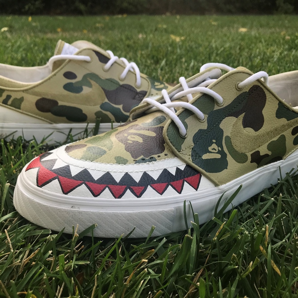 Bape Janoski Sneaker Custom SZ12!!!!
